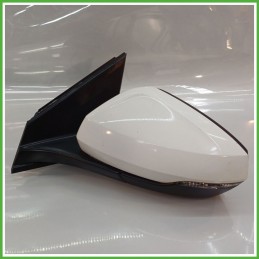 Specchio Specchietto Retrovisore Sinistro SX BIANCO VOLKSWAGEN POLO AW 2017 2019 FICOSA FICOMIRRORS Originale Usato