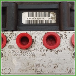 Centralina ABS Modulo Pompa BOSCH 0265800696 1607489780 PEUGEOT EXPERT VAN 3a Serie Originale Usato