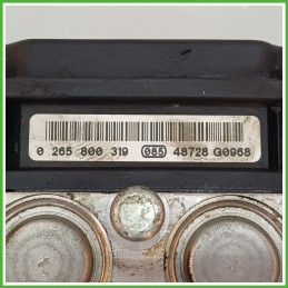 Centralina ABS Modulo Pompa BOSCH 0265800319 47660BC66A NISSAN MICRA K12E Originale Usato