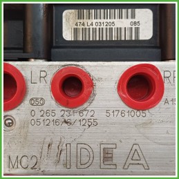 Centralina ABS Modulo Pompa BOSCH 0265800495 71740406 FIAT IDEA 4D/2S Originale Usato