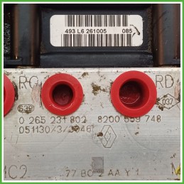 Centralina ABS Modulo Pompa BOSCH 0265800558 7701209498 RENAULT MODUS 1a Serie Originale Usato