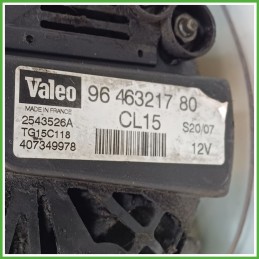 Alternatore VALEO TG15C118 PEUGEOT 307 5705NH