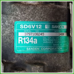 Compressore Clima AC Aria Condizionata SANDEN SD6V12 PEUGEOT 307 6453JL