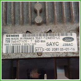 Centralina Motore Iniezione ECU SIEMENS 5WS40140E-T FORD FIESTA CBK 1.4 50kw 1320617 2002 2005