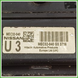 Centralina Motore Iniezione ECU HITACHI MEC32-40 NISSAN MICRA K12E 1.2 16V 59kw 23710AY30E 2002 2009