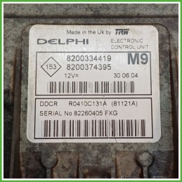 Centralina Motore Iniezione ECU DELPHI R0410C131A NISSAN MICRA K12E 1.5 60kw 23710AY62A 2002 2009