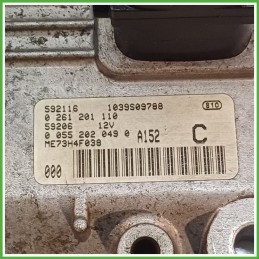 Centralina Motore Iniezione ECU BOSCH 0261201110 FIAT IDEA 4D/2S 1.4 16V 70kw 55202049 2003 2012