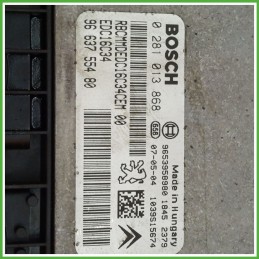 Centralina Motore Iniezione ECU BOSCH 0281013868 PEUGEOT 307 1.6 16V 66kw 1940JJ 2005 2008