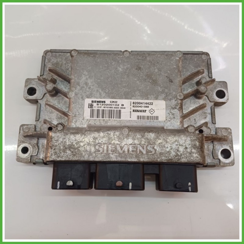 Centralina Motore Iniezione ECU SIEMENS S120200102B RENAULT MODUS 1a Serie 1.2 16V 55kw 8200414422 2004 2008