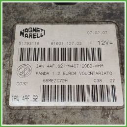 Centralina Motore Iniezione ECU MAGNETI MARELLI IAW4AF.S2 FIAT PANDA 2Q 1.2 44kw 51880191 2003 2010