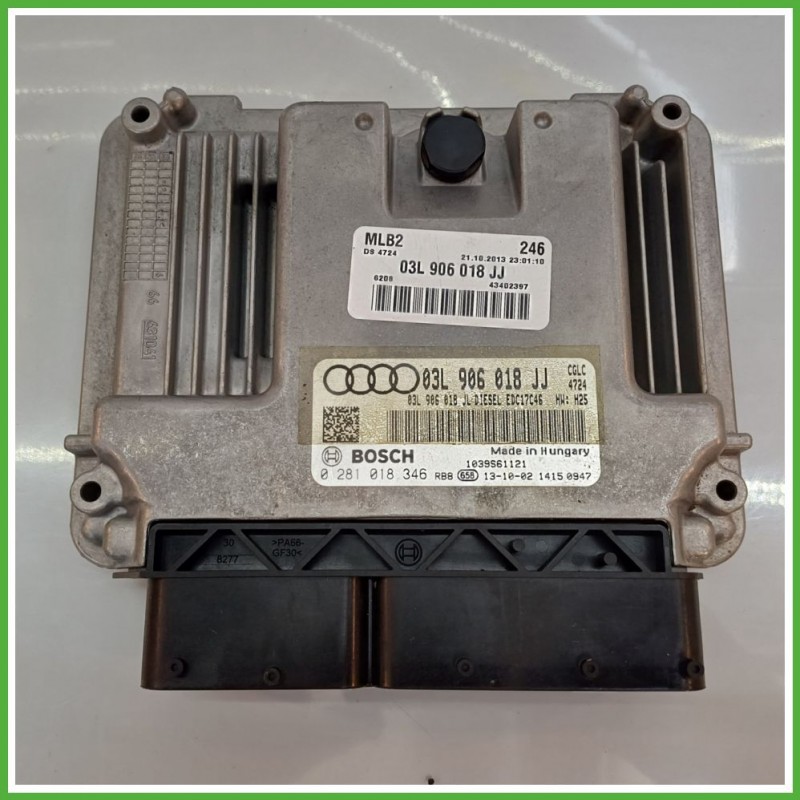 Centralina Motore Iniezione ECU BOSCH 0281018346 AUDI A4 8K 2.0 TDI 130kw 03L906018JJ 2011 2016