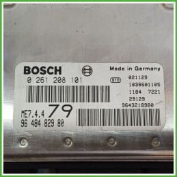 Centralina Motore Iniezione ECU BOSCH 0261208101 PEUGEOT 206 1.6 16V 80kw 193846 1998 2009
