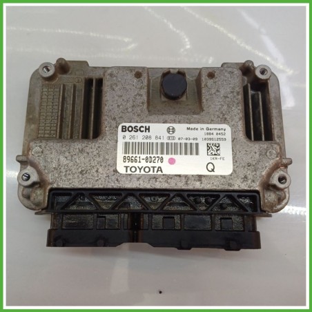 Centralina Motore Iniezione ECU BOSCH 0261208841 TOYOTA YARIS 1.0 12V 51kw 89661D270 2005 2012