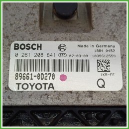 Centralina Motore Iniezione ECU BOSCH 0261208841 TOYOTA YARIS 1.0 12V 51kw 89661D270 2005 2012