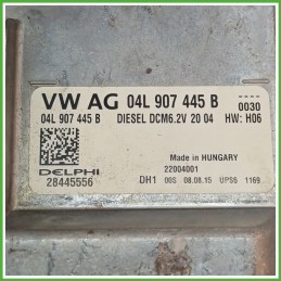 Centralina Motore Iniezione ECU DELPHI 28445556 VOLKSWAGEN GOLF 5K/AJ 1.6 TDI 77kw 4L907445B 2008 2012