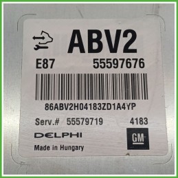 Centralina Motore Iniezione ECU DELPHI ABV2 OPEL ASTRA P10 1.7 81kw 55575082 2009 2015