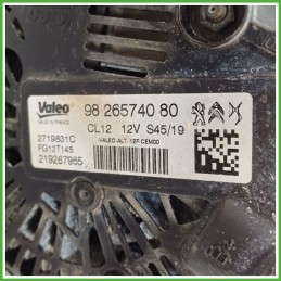 Alternatore VALEO FG12T145 CITROEN C3 3a Serie B618 9826574080