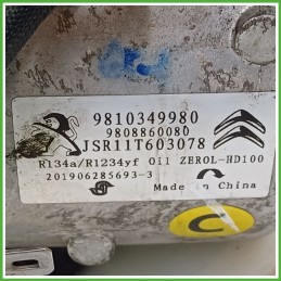 Compressore Clima AC Aria Condizionata PSA JSR11T603078 CITROEN C3 3a Serie B618 9810349980