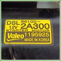 Motorino Avviamento VALEO DSL KIA CEED 361002A300