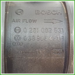 Debimetro Misuratore Massa Aria BOSCH 0281002531 SEAT ALTEA 5P 1.9 TDI 038906461B 2004 2010