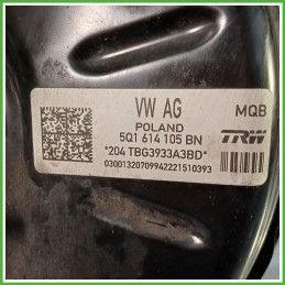 Servofreno Pompa Freni Depressore TRW TBG3933A3BD VOLKSWAGEN GOLF 5K/AJ 1.6 TDI 5Q1614106P