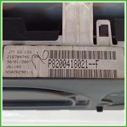 Quadro strumenti contachilometri tachimetro JOHNSON CONTROLS NS0262981-S RENAULT MODUS 1a Serie 1.2 16V 8200418021