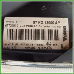 Faro Fanale Proiettore Anteriore Sinistro SX VALEO 67724910 FORD KA CCQ 1079425 Usato