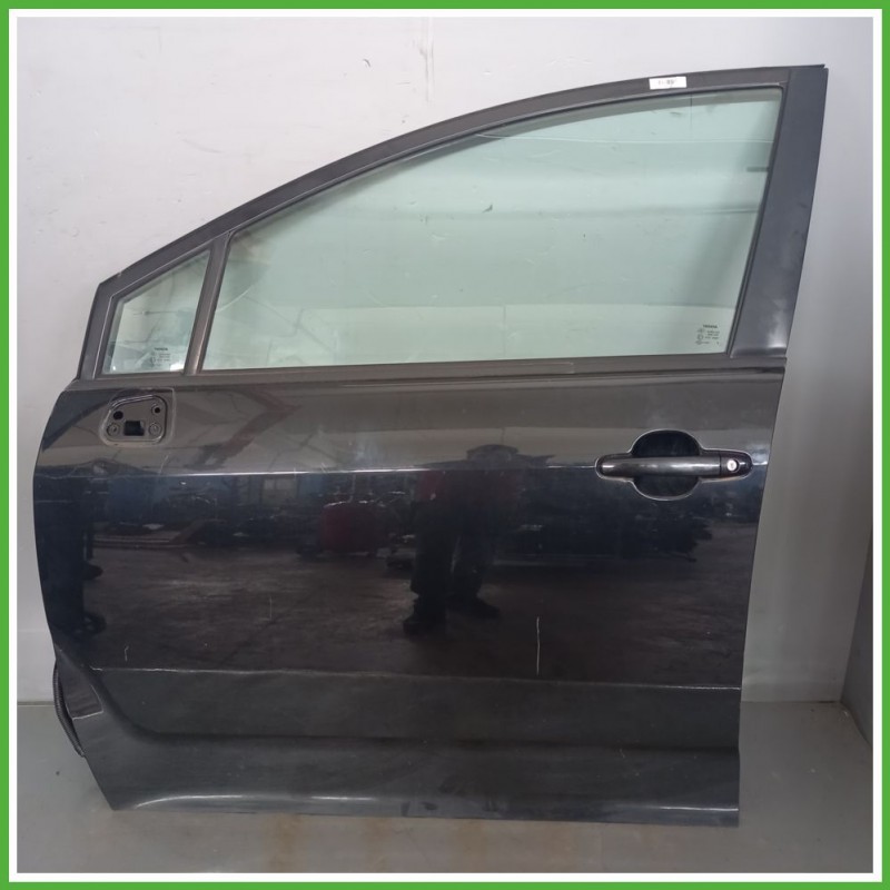 Porta Portiera Sportello Anteriore Sinistra SX NERO TOYOTA COROLLA VERSO Monovolume 2004 2009 Originale Usato