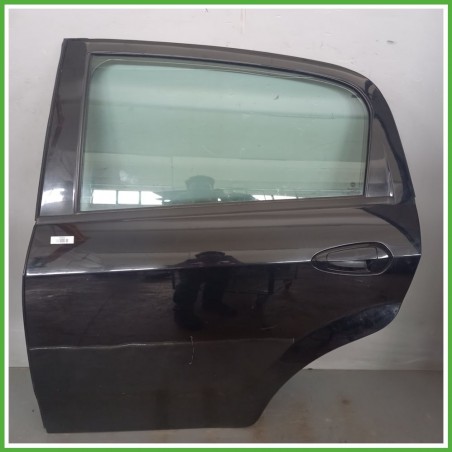 Porta Portiera Sportello Posteriore Sinistra SX NERO FIAT PUNTO EVO 3J Berlina 2009 2013 Originale Usato