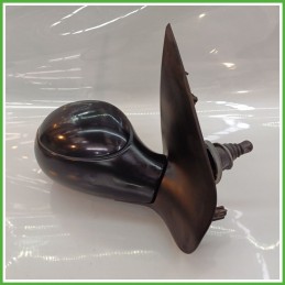 Specchio Specchietto Retrovisore Destro DX NERO PEUGEOT 206 1998 2009 FICOSA FICOMIRRORS Originale Usato