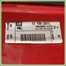 Fanale Fanalino Posteriore Destro DX VALEO 89038961A OPEL CORSA S07 93189091 Usato