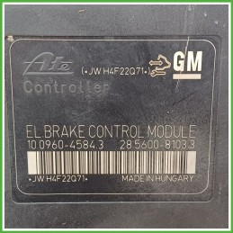 Centralina ABS Modulo Pompa ATE 10.0960-4584.3 13384013 OPEL ASTRA P10 Originale Usato