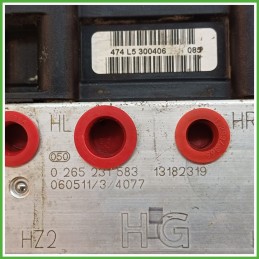 Centralina ABS Modulo Pompa BOSCH 0265800443 93172437 OPEL MERIVA X03 Originale Usato