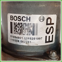 Centralina ABS Modulo Pompa BOSCH 0265951832 51894801 FIAT PUNTO EVO 3J Originale Usato