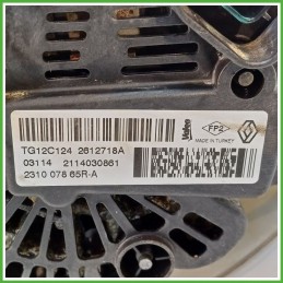 Alternatore VALEO TG12C124 RENAULT CAPTUR 231008918R