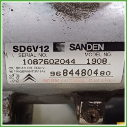 Compressore Clima AC Aria Condizionata SANDEN SD6V12 CITROEN C3 2a Serie 9800821980