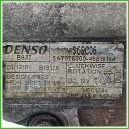 Compressore Clima AC Aria Condizionata DENSO SCSC06 LANCIA YPSILON TE 52060460