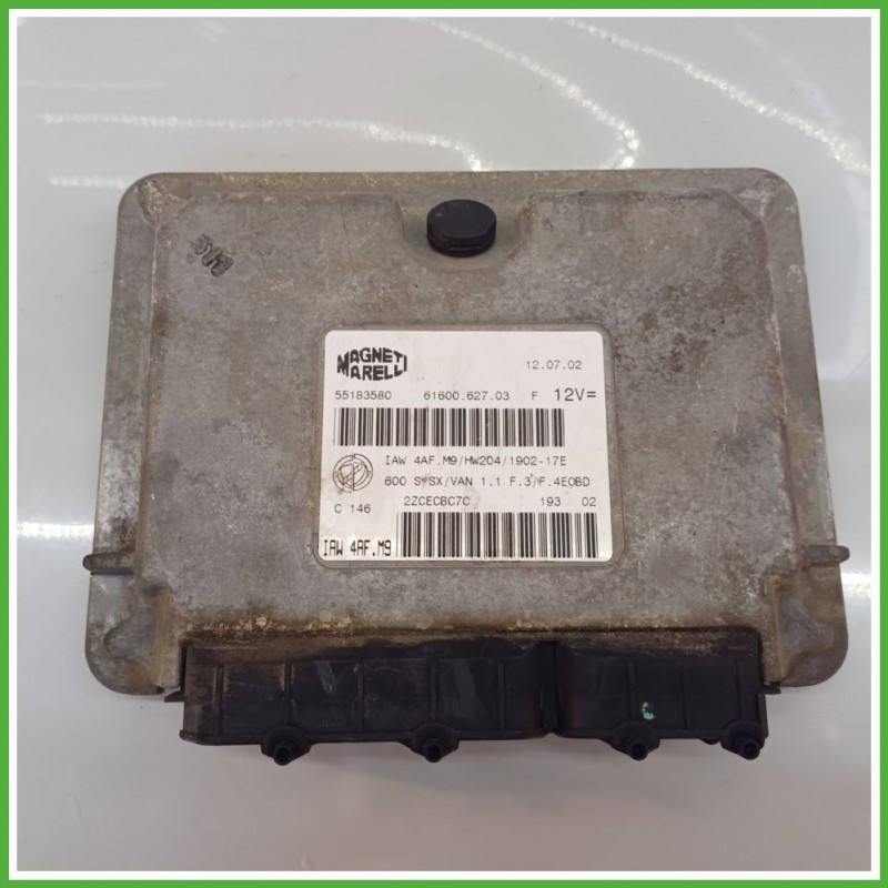 Centralina Motore Iniezione ECU MAGNETI MARELLI IAW4AF.M9 FIAT SEICENTO 1E 1.1 40kw 55183580 1998 2005