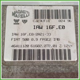 Centralina Motore Iniezione ECU MAGNETI MARELLI IAW16F.E0 FIAT CINQUECENTO NM 29kw 46411120 1992 1999