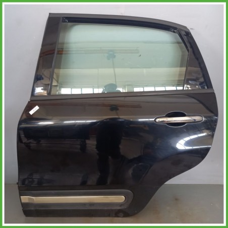 Porta Portiera Sportello Posteriore Sinistra SX NERO FIAT 500L 73 Monovolume 2012 2018 Originale Usato