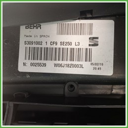 Scatola Evaporatore Ventilatore Climatizzatore BEHR S3091002-1 SEAT IBIZA 6J 1.6 TDI 8Z1820351A 2008 2013