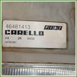 Faro Fanale Proiettore Anteriore Destro DX CARELLO 39760381 FIAT PUNTO 1a Serie 46481413 Usato