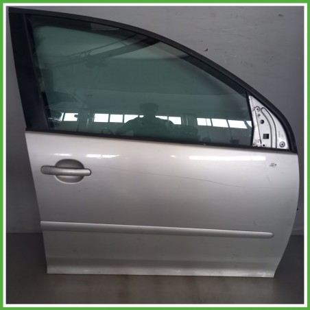 Porta Portiera Sportello Anteriore Destra DX GRIGIO CHIARO VOLKSWAGEN GOLF 1K Berlina 2003 2009 Originale Usato