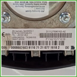 Airbag Guidatore Sinistro SX MERCEDES-BENZ Classe A W/C169 A16986001029116 2004 2013 TAKATA TK-DAB-0103
