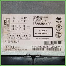 Autoradio FIAT PUNTO EVO 3J 1.2 735597878 2009 2013 FIAT 7355354400