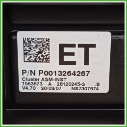 Quadro strumenti contachilometri tachimetro JOHNSON CONTROLS 28120245-3 OPEL CORSA S07 1.2 16V 13252129