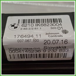 Quadro strumenti contachilometri tachimetro JOHNSON CONTROLS 176491-11 BMW Serie 3 F31 62108718256
