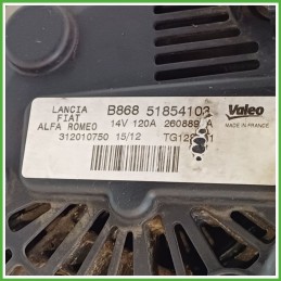Alternatore VALEO TG12S101 FIAT PUNTO EVO 3J 51854103