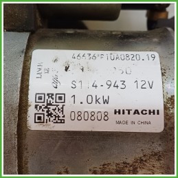 Motorino Avviamento HITACHI S114.943 FIAT PANDA 2Q 51890631