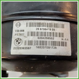 Servofreno Pompa Freni Depressore BOSCH 0204259552 BMW Serie 3 F31 34336851097